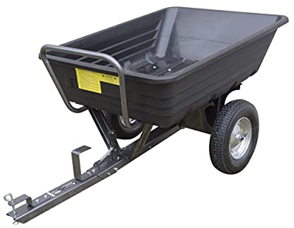 The Handy THTPDC Poly Body Push or Tow Dump Cart Garden Wagon, 295kg Max Load - 2 Year Guarantee