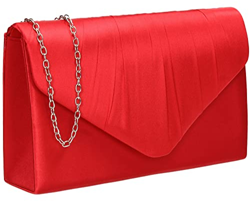 SwankySwans Damen Chantel Clutch, rot