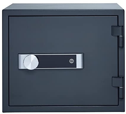 Yale Cassaforte Ignifuga/antincendio a serratura elettronica YFM/352/FG2 antracite, dim esterna 35 x 41 x 36 cm