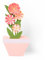 Sizzix 613264 Thinlits Stanzschablonen 9 STK 664360 Blumentopfverzierung von Georgie Evans, Mehrfarben, Einheitsgröße
