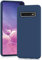 YATWIN Silikon Hülle für Samsung Galaxy S10 Plus, Soft-Touch, Stoßfest, Staubdicht, Ganzkörper-Schutzhülle, Blau