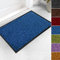 etm Design Schmutzfangmatte mit Schnörkelmuster für Eingangsbereich | Fußmatte in vielen Größen und Farben | blau 90x150 cm