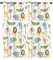 MESHELLY Verdunklungsvorhänge für Baby-Safari-Tiere, 132 x 160 cm (B x H), für Jungen, Schlafzimmer, Ösenpaar, Kinder, Wald, Dschungel, Löwe, Elefant, Kunstdruck, Vorhänge für Kinderzimmer,