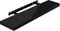 WOLTU Wandregal Volato Wandboard freischwebend hochglänzend Schwarz Schweberegal CD DVD Regal Bücherregal Holz Board 80x22,9x3,8cm RG9480sz