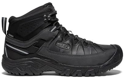 KEEN Herren Targhee 3 Mid Waterproof Wanderstiefel, Triple Black, 42.5 EU