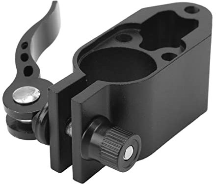 Shanrya Pièces Détachées De Trottinettes, Pince Collier De Serrage, Serrure pour Scooter électrique, 10 Pouces Alliage d'aluminium Pince Pliante pour Scooter électrique