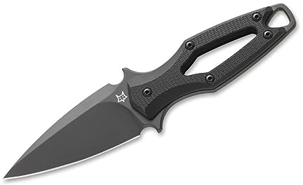 Fox Knives Aka G10 Black DP Messer