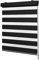 Ventanara Doppelrollo mit Kassette Aluminium Duorollo Rollo Rolljalousie viele Größen (160 x 220 cm, Schwarz/Kassette Schwarz Matt)