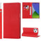 Cavor Phone Case Compatible for iPhone 15 Pro Max,Genuine Leather Flip Wallet Case,[3 Card Holders][Magnetic Closure][RFID-Blocking][Lanyard],Protective Case Cover for iPhone 15 Pro Max - Red