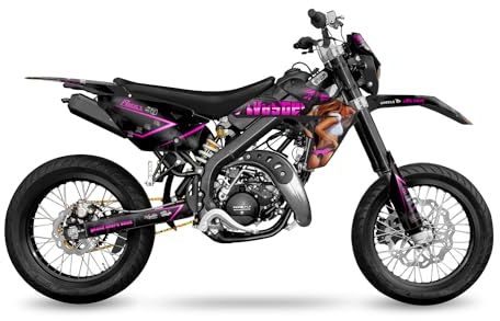 Arider Dekor (Aufkleber) für Rieju MRT 50/125 (2009-2021) | Wasted Edition (Pink)