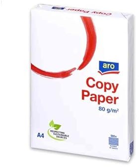 aro Kopierpapier Druckerpapier Universalpapier DIN A4-80 g/m² Diverse Mengen (Aro 500 Blatt & 1x HLKauf-Produkt)