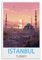 KmoNo Istanbul Türkei Vintage-Reiseposter 20 x 30 cm, Wanddekoration, Gemälde, Leinwand, Wandkunst, Wohnzimmer, Poster, Schlafzimmer