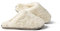 Fellhof Lammfell Pantoffeln TRENDY Teddy Rutschfester Sohle, mit kuscheligem Teddy-Lammfell für Damen und Herren, (Weiß, 40/41)