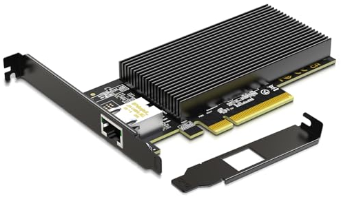 Scheda di rete RJ45 PCI-E da 10Gb con controller X540, adattatore Ethernet Gigaplus X540-1T da 10Gb con NIC PCI-E singola da 10Gbe, supporto per server Windows/Linux/ESX