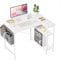 BEXEVUE L-förmiger Schreibtisch – 100x70 cm Gaming Tisch mit Ablagefächer, Umkehrbarer PC Ecktisch Computertisch, Corner Gaming Tisch für Studium Arbeit Zuhause Schlafzimmer, Weiß