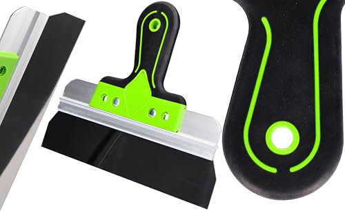ToolSpace Flächenspachtel Edelstahl Breitspachtel 250 mm Trockenbau Spachtel Gipskarton zum Auftragen Spachtelmasse Gips Putz Fassadenspachtel ideal für Verputzen glättspachtel Glätter Wandspachtel