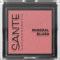 SANTE Naturkosmetik Mineral Blush 01 Rose, hochpigmentierter Rouge mit Bio-Acaiöl für einen strahlenden Teint, zarter Schimmer & einfach zu verblenden, 5g