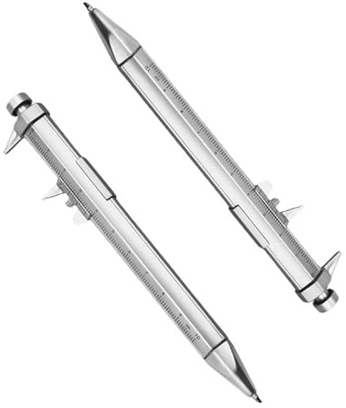 2 In 1 Calibro A Corsoio 0-100mm Penna A Multifunzione Gadget Per Uomo Donna Ingegnere Falegname Falegname Studente Penna A Con Calibro