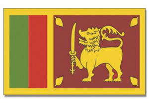 Sri Lanka Flagge 90 * 150 cm