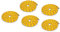 Springseil Set | 5 gelbe Seile | Springseil Kinder und Erwachsene | 3 m | Springseil ohne Griff | Seilspringen mit Hüpfseil