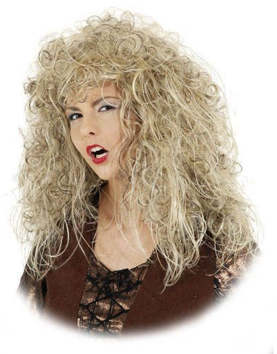 PARTY DISCOUNT Perücke Crazy Witch, mittelblond