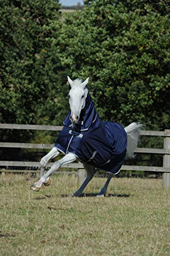Bucas Freedom Full Neck 300g Turnout Rug 155cm Navy