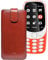 Original Favory Etui Tasche für Nokia 3310 (2017) | Leder Etui Handytasche Ledertasche Schutzhülle Case Hülle Lasche mit Rückzugfunktion* in braun