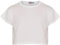 A2Z 4 Kids Girls Crop Top Plain T Shirt Soft Feel Comfortable Summer - New Crop Top Plain White 11-12