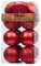 Busybee weihnachtskugeln groß 16 Stücke 10CM Ornamente für Weihnachtsbaum rot Christbaumkugeln Weihnachtsdekoration Kugeln