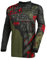 O'NEAL | Motocross-Jersey Langarm | MX Enduro | Gepolsterter Ellbogenschutz, V-Ausschnitt, atmungsaktiv | Element Jersey Ride für Herren | Erwachsene | Schwarz Grün | Größe M