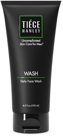 Tiege Hanley Täglicher Gesichtsreiniger für Männer: sanftes, duftloses Reinigungsmittel für Männer, 6,5 Unzen