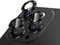 LucBuy Camera Lens Protector for iPhone 12 Pro Max, Premium HD Tempered Glass Aluminum Alloy Individual Ring Circle Lens Screen Cover Film,Anti-Scratch Lens Protector Sticker (Graphite)