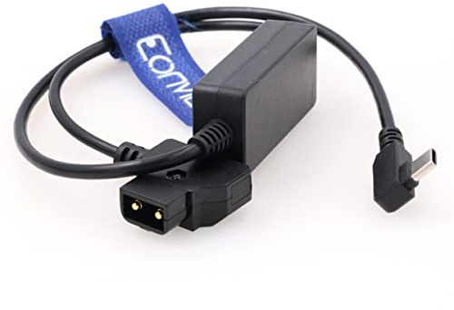 Eonvic Handy Mac-Book Schnellladekabel D-Tap auf USB Typ C Netzkabel für V Mount Gold-Mount Akku