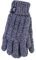 HEAT HOLDERS - Damen Extra Warm Winter Handschuhe | Strick Handschuhe mit Innen Flauschig Fleece Gefüttert (S-M, Blau)