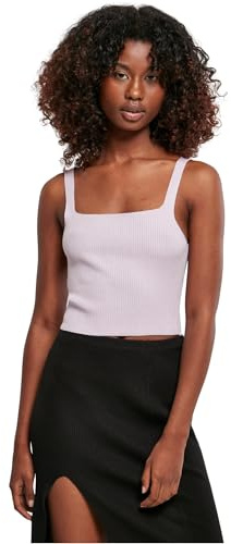 Urban Classics Damen Ladies Cropped Knit Top Lilac, 3XL
