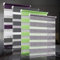 bobodeco Doppelrollo klemmfix ohne Bohren Duo Rollos für Fenster mit Klemmträger, Fensterrollo lichtdurchlässig & verdunkelnd Wandmontage Sichtschutz- Dunkelgrau B80 x H210cm (Stoffbreite 76cm)