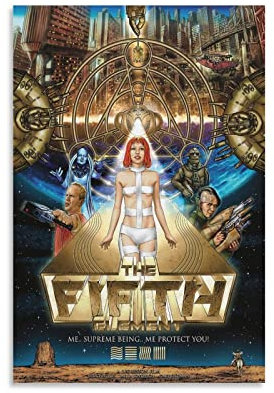 yydds Film Das fünfte Element Leinwand Poster Wandkunst Druck Ästhetische Raumdekoration Malerei Poster Home Office Dekoration 30 x 45 cm