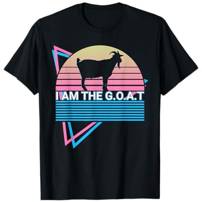 Funny Goat Retro Le meilleur de tous les temps Je suis le G.O.A.T T-Shirt