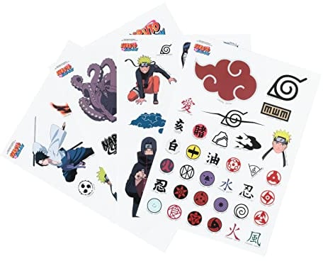 Grupo Erik Sticker Set Aufkleber Naruto Laptop Sticker Erwachsene und Kinder - Abziehbild