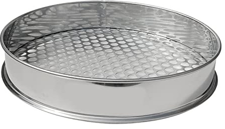 F Fityle Setaccio da Giardino Filtro a Rete Attrezzo da Giardinaggio Foro Tondo Setaccio per mirtilli Setaccio per Sabbia, 18MM