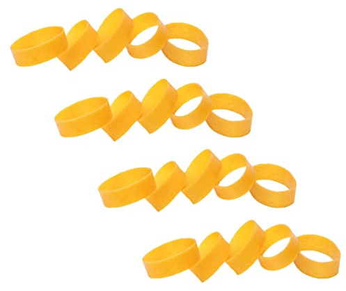 Garneck Widen Rubber Ring for Sports Brake Retainer Heavy Duty Elastic Bands for Snowboard Retainer Outdoor Accessory for Ski Strap