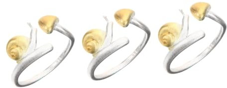 Abaodam 3st Ring Mit Pilzen Pilzringe Damenring Damengeschenke Süßer Pilzschneckenring Tierische Ringe Verstellbarer Offener Ring Erinnerungsgeschenk Mode Kupfer Schmücken Frau