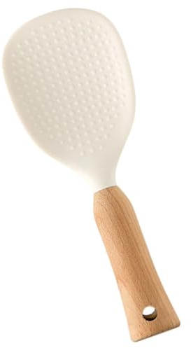 ABOOFAN Cuillère À Riz En Silicone Spatule À Riz Debout En Silicone Avec Cuillère À Riz Antiadhésive Cuillère Pour Cuiseur À Riz Cuillère De Service Pour Le Riz