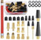 FAOKZE Fahrradventil Adapter Set,Adapter FranzöSisches Ventil,35PCS Fahrradventil Adapter für Fahrradventile,FranzöSisches Ventil Adapter,mit Dichtring,Alle Ventiladapter Fahrrad für Fahrradpumpe