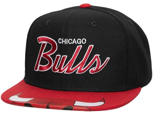 Mitchell & Ness NBA Big Mouth Snapback Cap Chicago Bulls