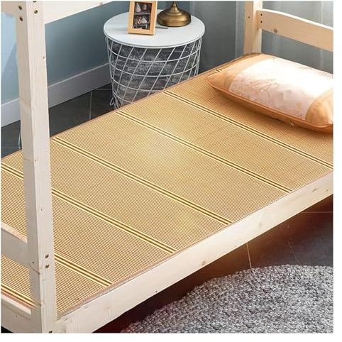 YBAAKZIIR Sommerschlafmatte Rattanmatte Bett, Sommermatte Isomatte,Bambusmatte ist notwendig for Schlafen im Sommer,Geeignet for Einzelbett Studentenwohnheim