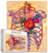 Gothic Skelett 1000 Stück Jigsaw Puzzle für Erwachsene Herausfordernde Puzzle perfekt für Spiel - Menschliche Schädel und rote Rosen 1000 Stück Puzzle Kunst für Familie Spaß Erwachsene Puzzle Spiele