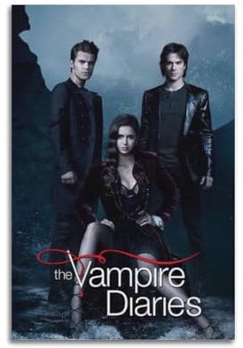 AVANISE Filmposter The Vampire Diaries (2), Kunstposter, Druckposter für Hausbau, ästhetische Dekoration, Leinwand, Wandkunst, Schlafzimmerdekoration, 30 x 45 cm, ungerahmt, 5