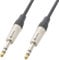 PD Connex CX80-6 Stereo Jack to Jack Cable 6m - Professional 6.3mm TRS Audio Wire with Shielded 6mm Cable, Gold-Plated Tips, Metal Connectors for Instruments and Studio Use
