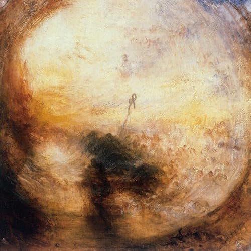 ZHAOSHAN Leinwandbilder, Poster, 58 x 90 cm, ohne Rahmen, Licht und Farbe Morgen Nach Der Sin von Joseph Mallord William Turner